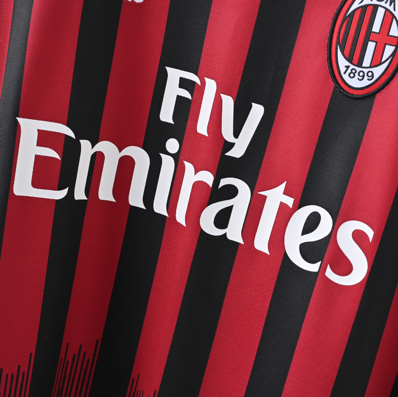 16-17 AC Milan Home Retro Kit
