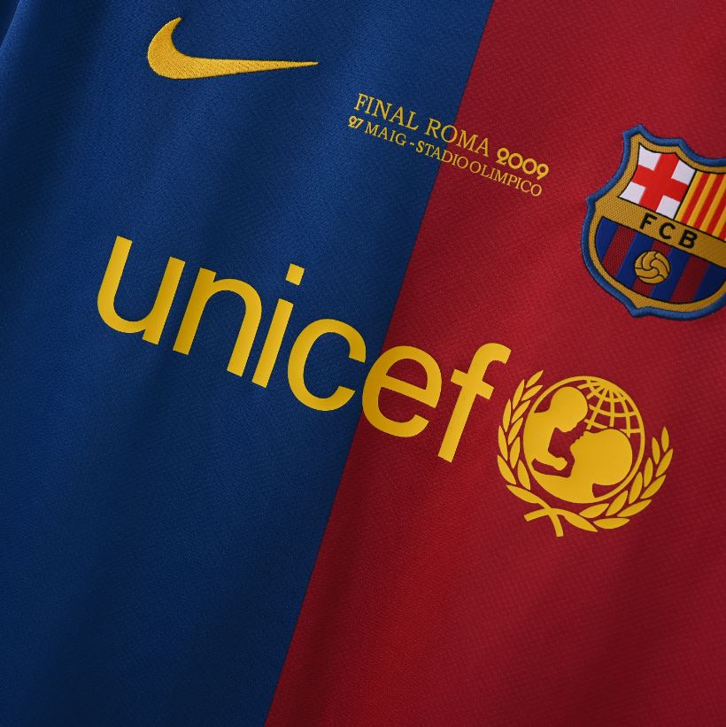 08-09 Barcelona Home Retro Kit