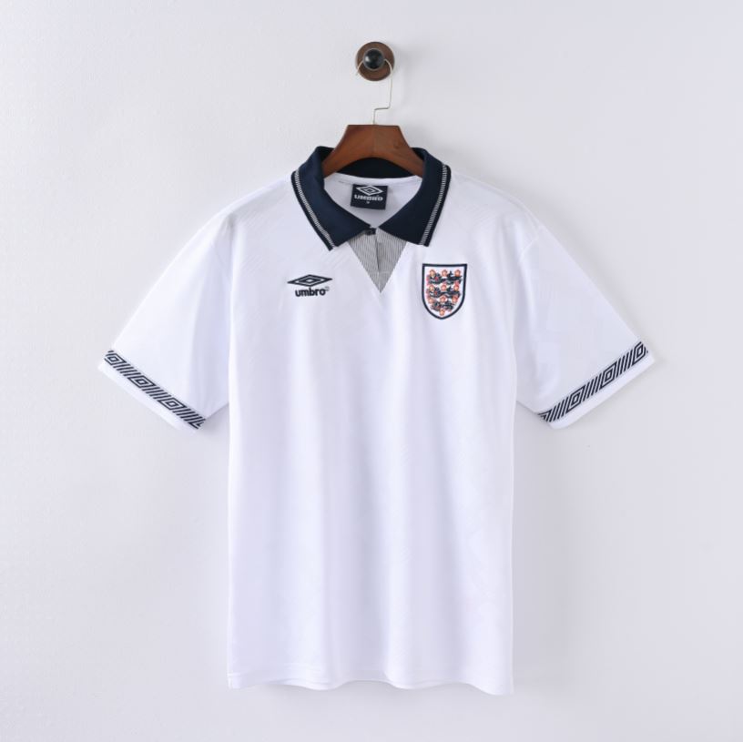1990 England Home Retro Kit