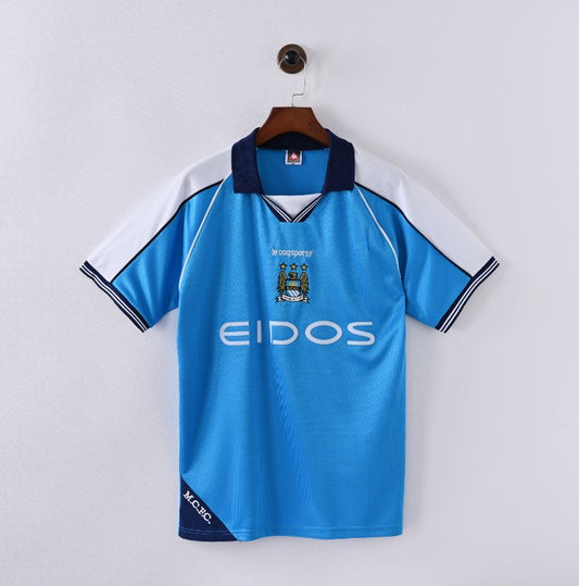 99-01 Manchester City Home Retro Kit