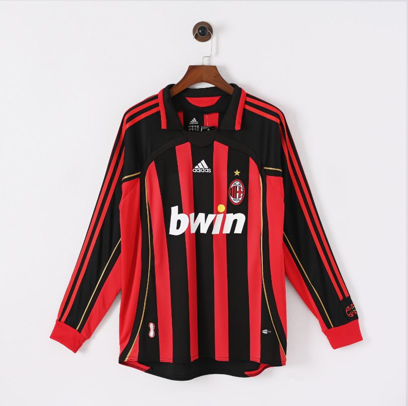 06-07 AC Milan Home Retro Kit