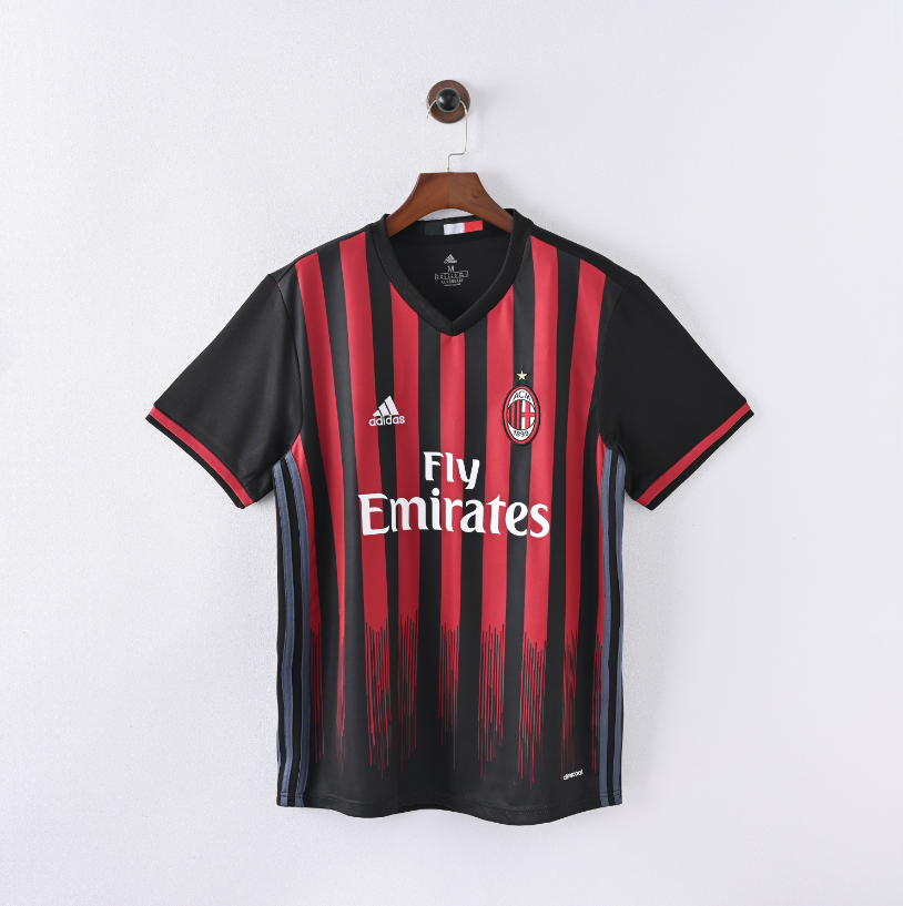 16-17 AC Milan Home Retro Kit