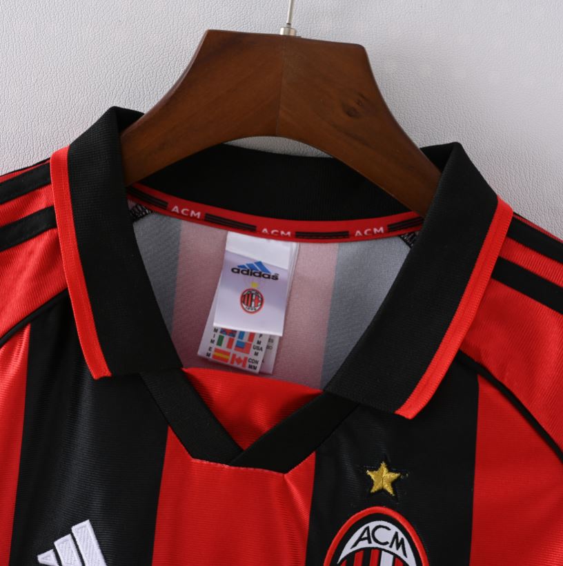 98-99 AC Milan Home Retro Kit